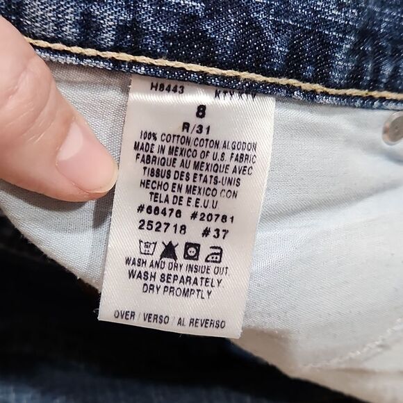 Tommy Hilfiger Vintage Med Blue Mom Straight Leg Jeans - Picture 6 of 9